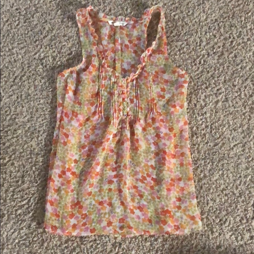 American Eagle Tank Floral sleeveless S